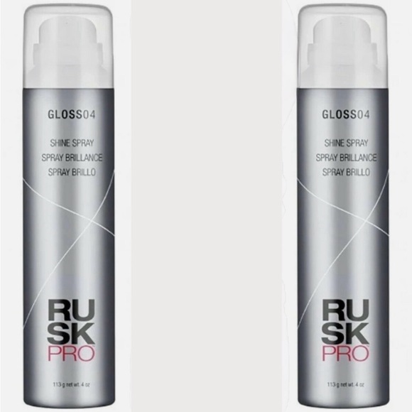 RUSK Pro Gloss04 Shine Spray Hairspray 4 oz/113g 2Pack - Picture 1 of 9